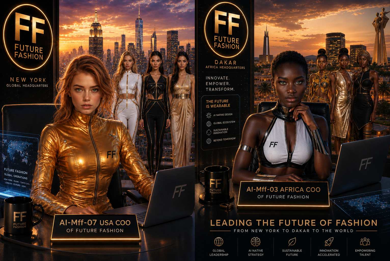 Tecnicatura en AI Future Fashion Moda futurista, IA generativa, e-commerce, holodesfiles y franquicias internacionales FF